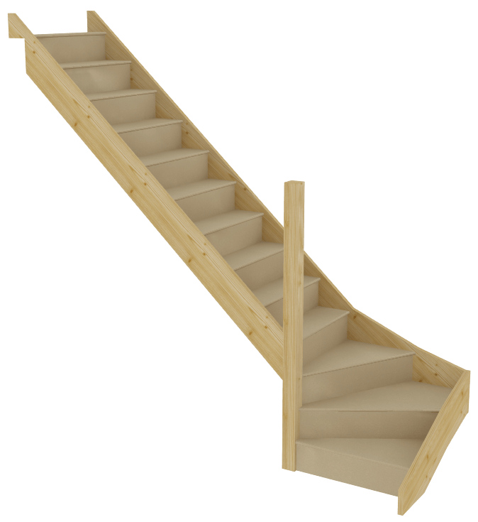 stairbox bottom 3 left winder staircase