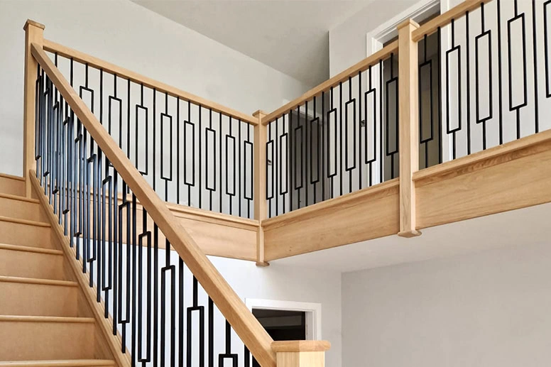 black metal stair spindles