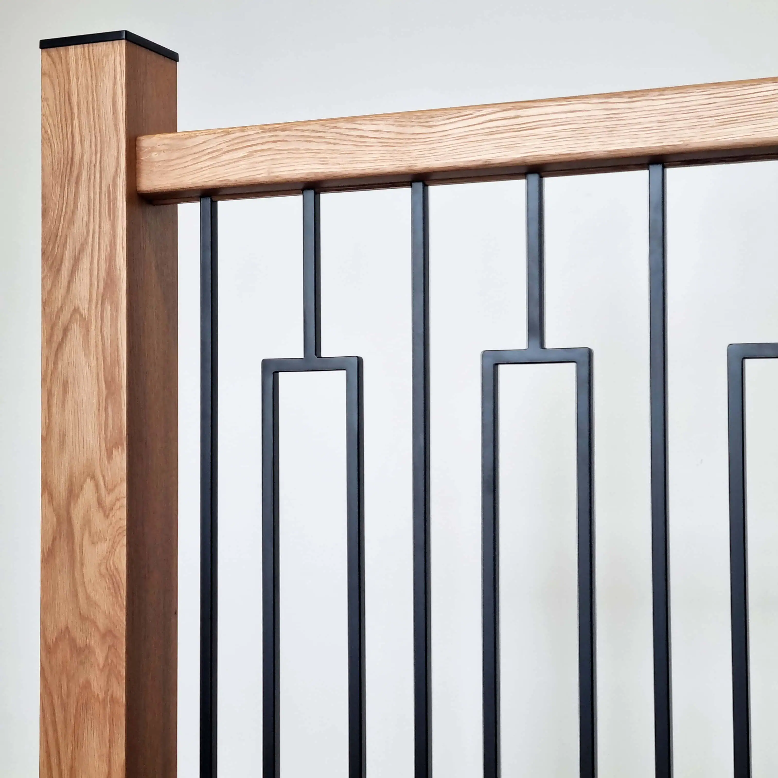 black metal spindles