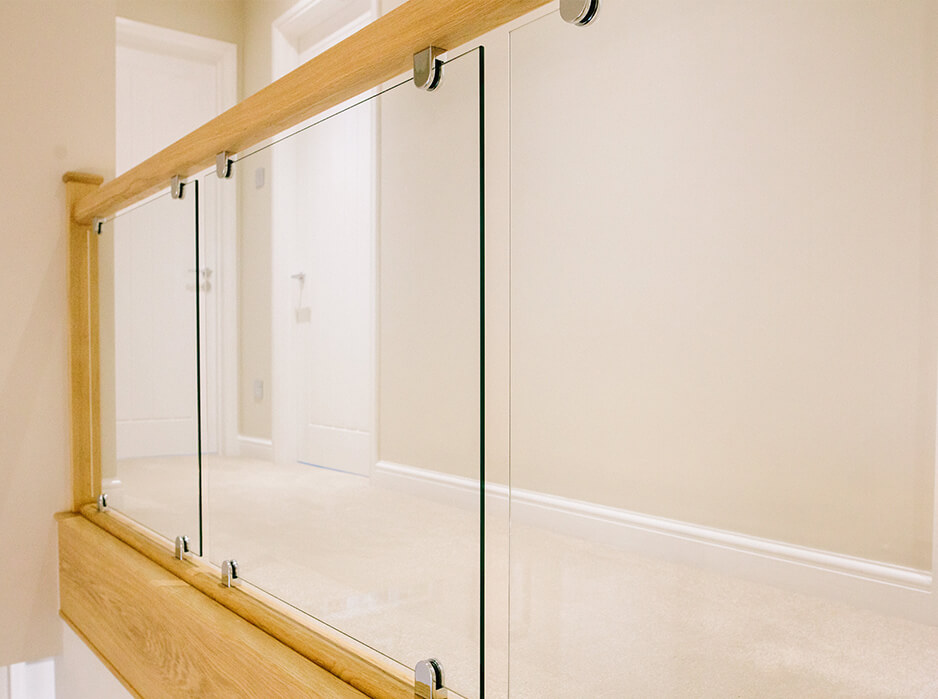 Clamped Glass Stair Balustrade