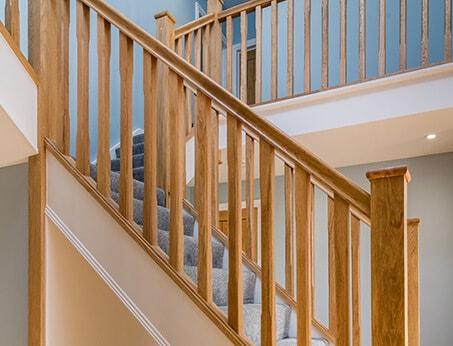 t shape staircase design