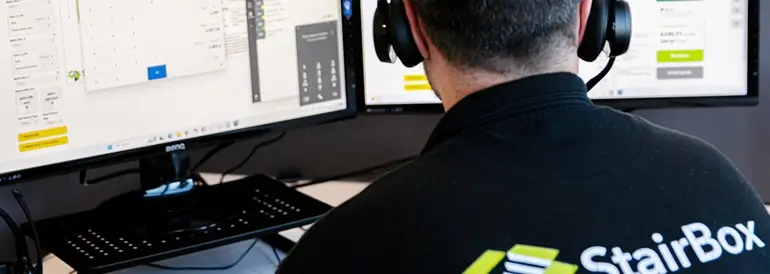 customer asking staircase related questions