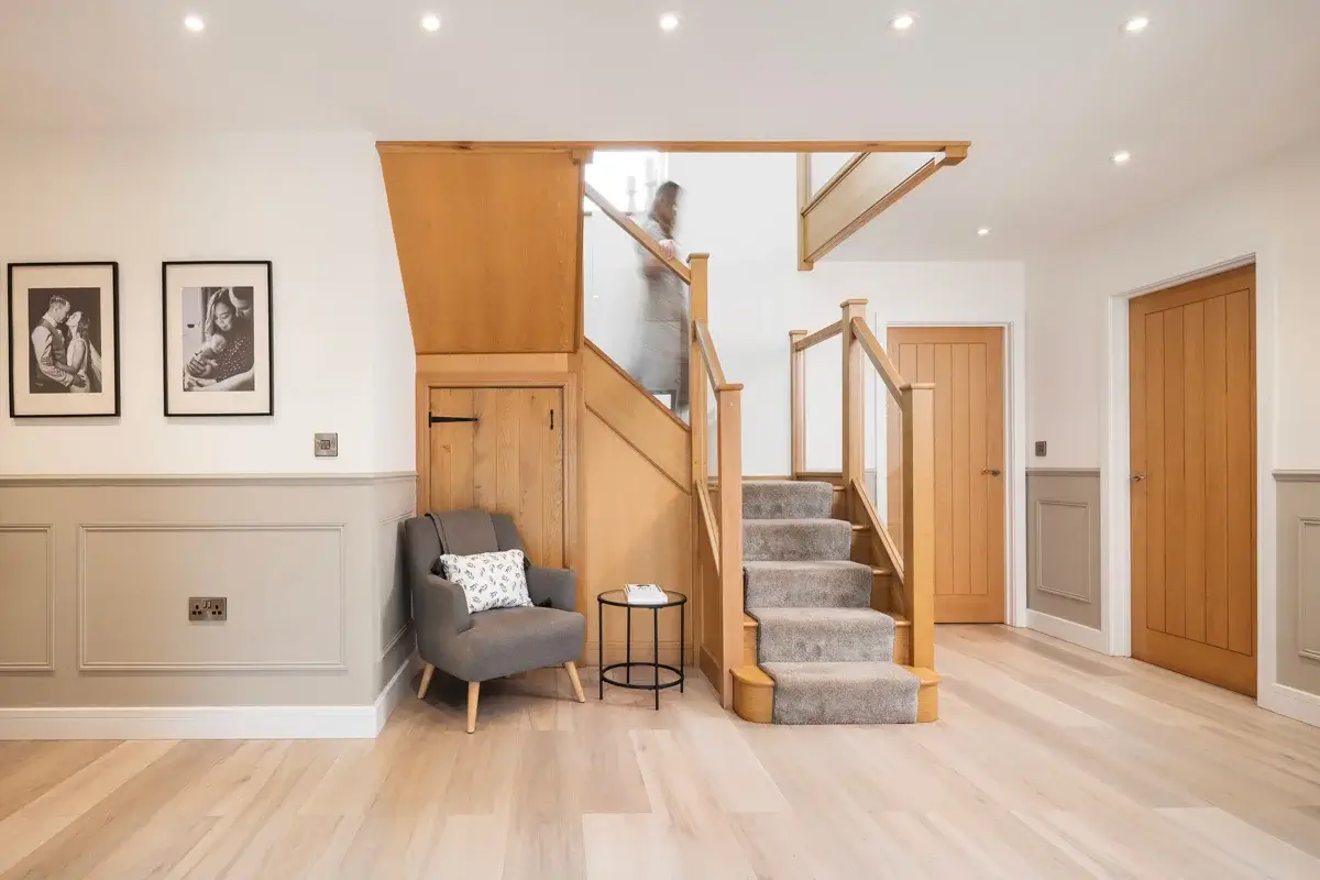 Oak and glass staircase oak and glass staircase