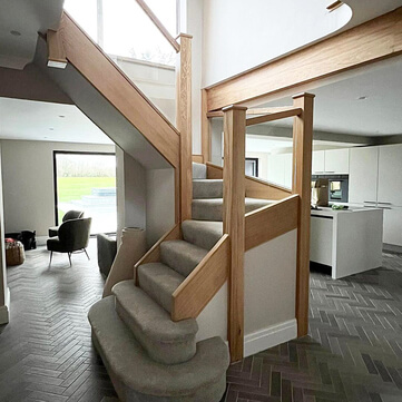 Oak cladding for strings