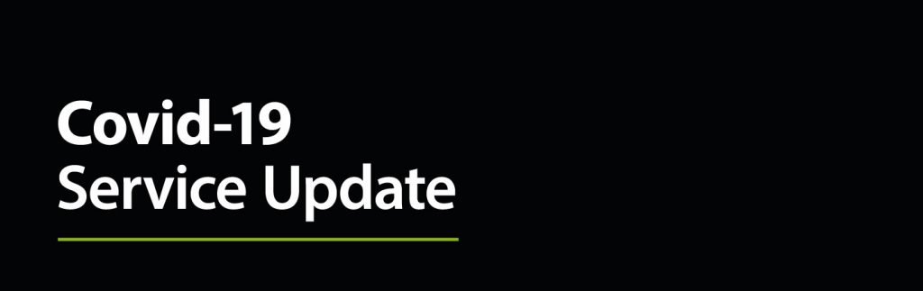 Coronavirus (COVID-19) Service Update