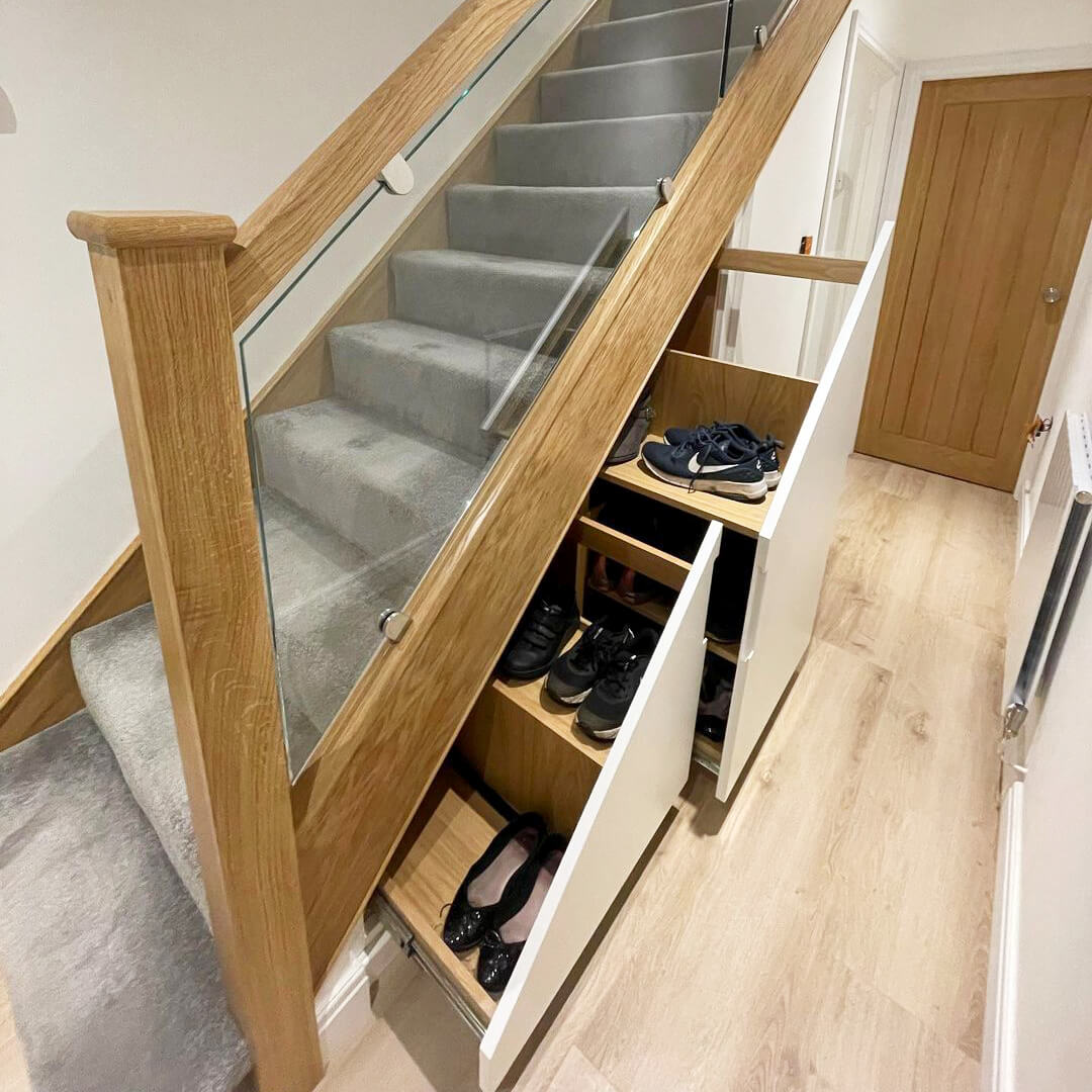 Shoe storage deals for under stairs