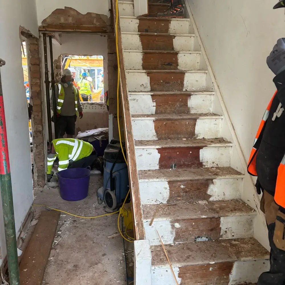 diy sos stairs